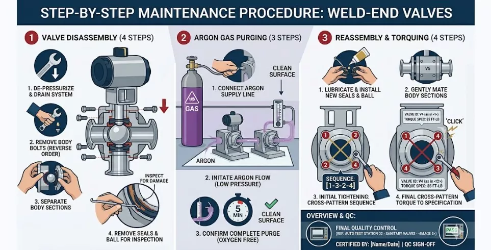 Weld Full Bore Sanitary Ball Valve