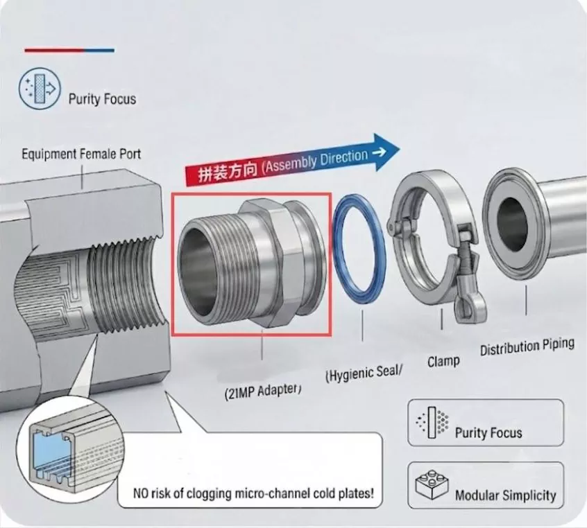 21MP Male Npt Adapters